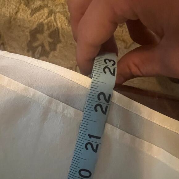 Laura & Jane Collection Womens Silk Blouse w/Pocket M Old Money Foundation Piece - Picture 5 of 11